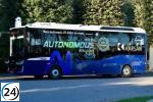 TMB lanzará una prueba de bus autónomo en Montjuïc durante una semana y media.