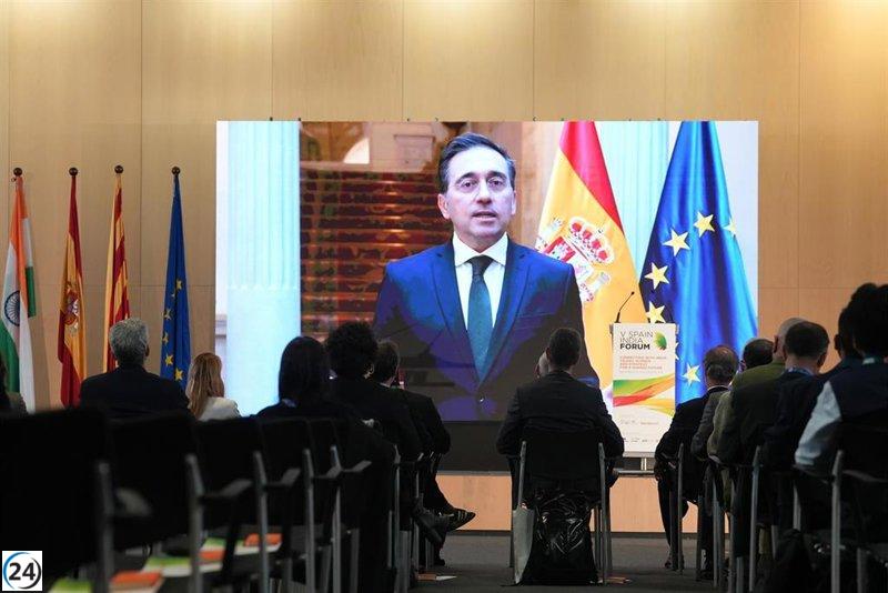 Albares destaca la importancia de India como aliado clave para España y anuncia visitas diplomáticas para 2026.