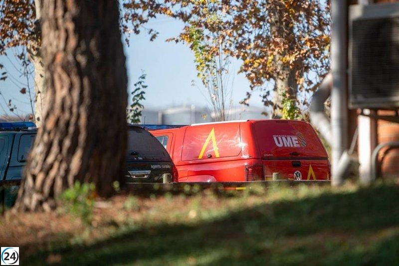 La UME despliega 117 agentes y 25 vehículos en Catalunya ante la alerta por peste porcina.