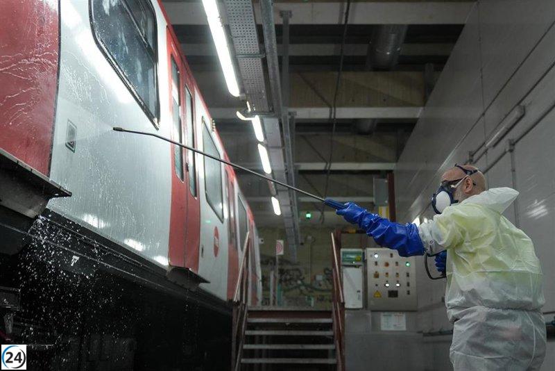 Barcelona invierte 6 millones en la limpieza de graffitis en el Metro desde 2020.