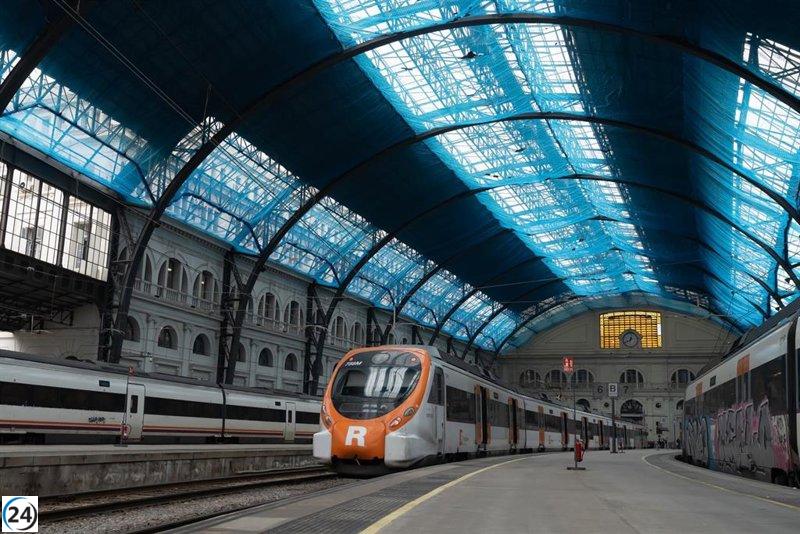 Reanuda el servicio ferroviario entre Mollet y Granollers en una sola vía.