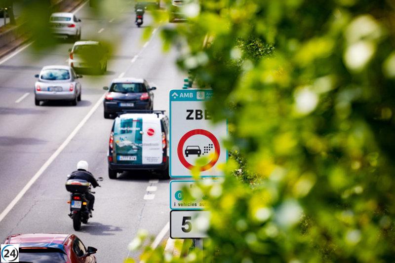 Catalunya implementa restricciones de vehículos B en áreas de alta contaminación.