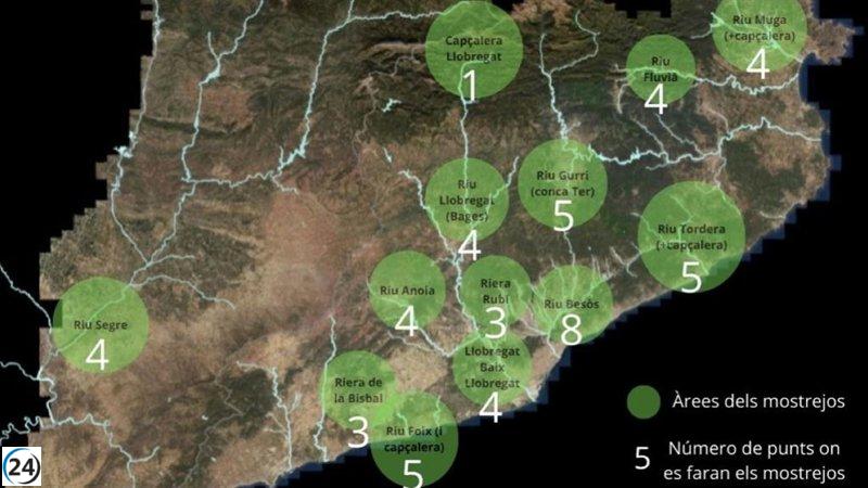 La ACA llevará a cabo un estudio sobre microplásticos en ríos de Catalunya a través de 54 estaciones de monitoreo.