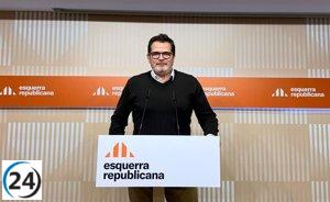 Albert (ERC) defiende el consenso en financiación: “Destaca aspectos que demuestran unidad”