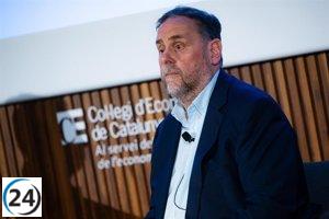 Junqueras solicita a Puigdemont un encuentro para discutir la reforma de financiación.
