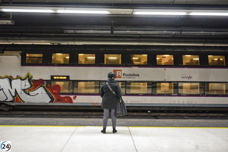 Interrumpido el servicio de trenes de Rodalies y Media Distancia en Catalunya.