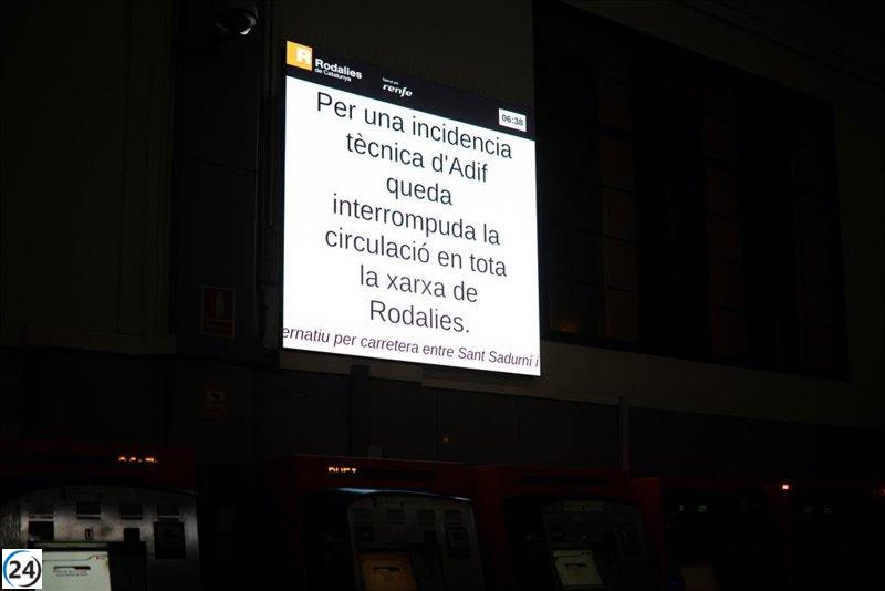 Interrupciones en Rodalies por nuevas fallas en la estación de Estació de França.