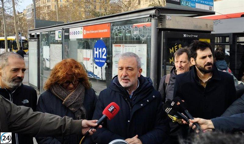 Collboni califica de inaceptable la crisis en Rodalies y exige que no se repita.