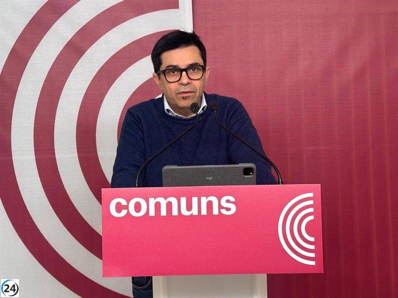 Pisarello (Comuns) considera que la propuesta de Rufián es individual, pero aboga por manejar el tema con cautela.