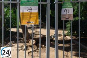 Barcelona declara alerta por viento este jueves y cierra parques y jardines.