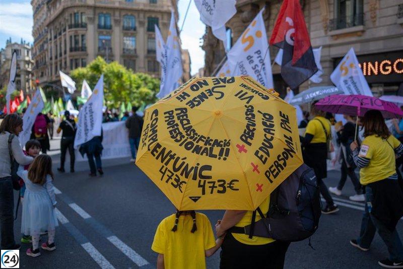 Educación reporta un 11,22% de participación en la huelga de docentes hasta las 9:30 horas.
