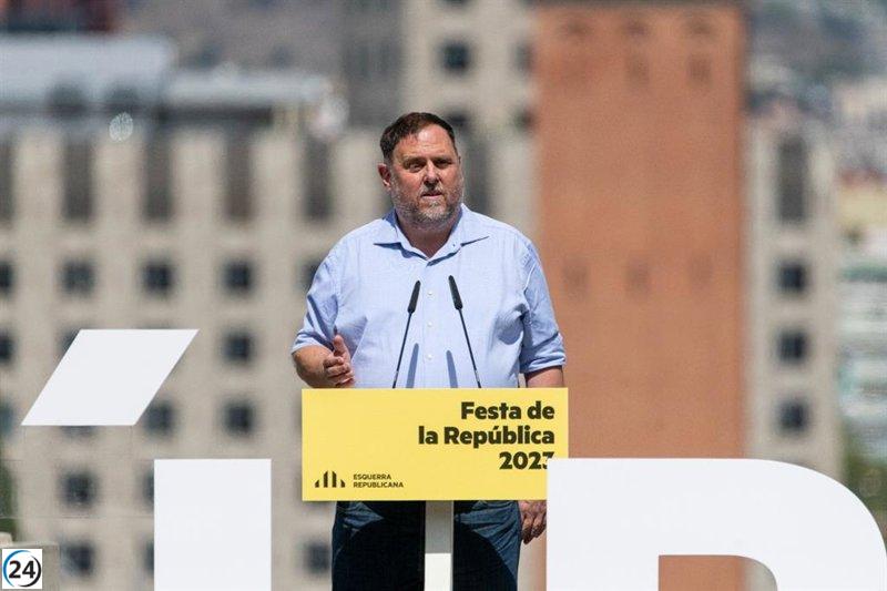 Junqueras (ERC) destaca a Cataluña como líder en la defensa de la democracia.
