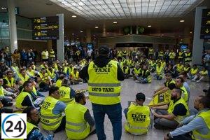 Élite Taxi cambia planes y se reúne con Corrochano (Aena) en vez de hacer marcha lenta.