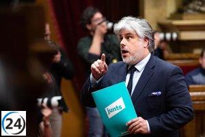 Junts tomará la iniciativa en el Parlament si el Govern no presenta un decreto de sequía.