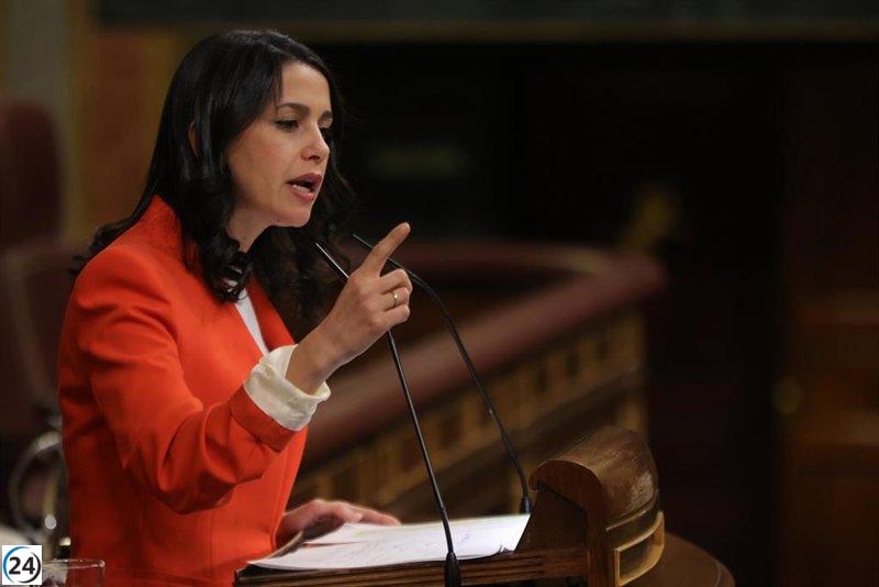 Arrimadas critica la Ley de Vivienda por crear derecho a okupar.