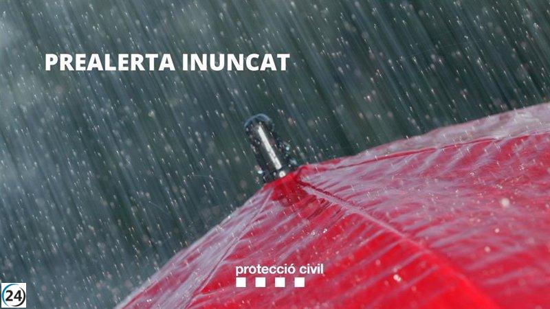 Posibles lluvias intensas en Catalunya activan plan Inuncat.