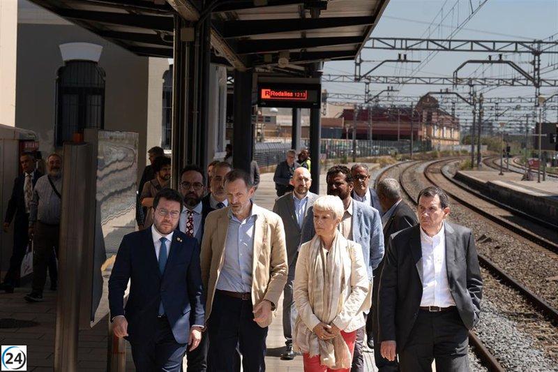 Adif no ha determinado las causas de la rotura de la catenaria en Gavà.