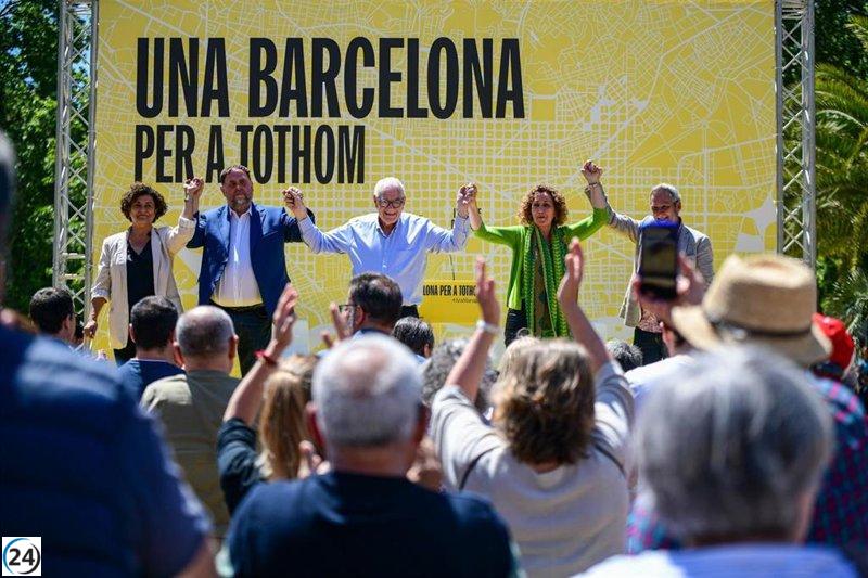 Maragall pide el voto contra posibles conspiraciones para convertirse en alcalde.