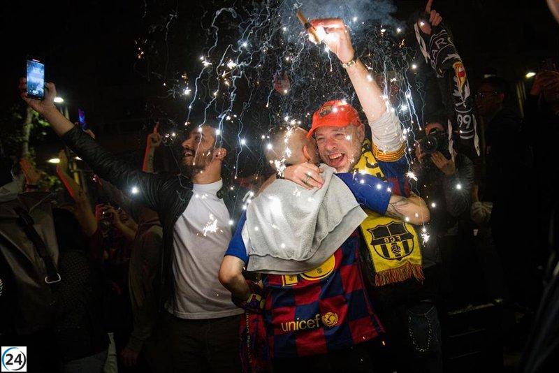 El Barcelona celebrará en Barcelona sus títulos de Liga con una rúa el lunes.