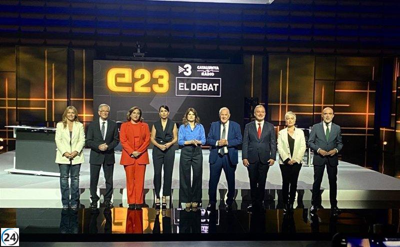 Candidatos a la alcaldía de Barcelona se presentan como alternativa al modelo de Colau.