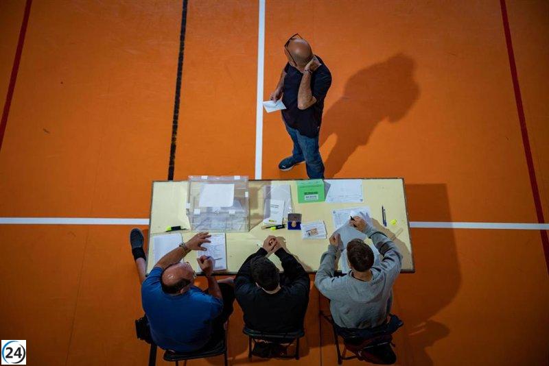 Baja participación en Catalunya: 44,38% a las 18h, un 6,63% menos que en 2019.