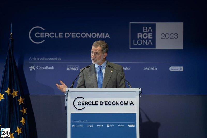 Felipe VI destaca oportunidades de progreso con buena gestión.