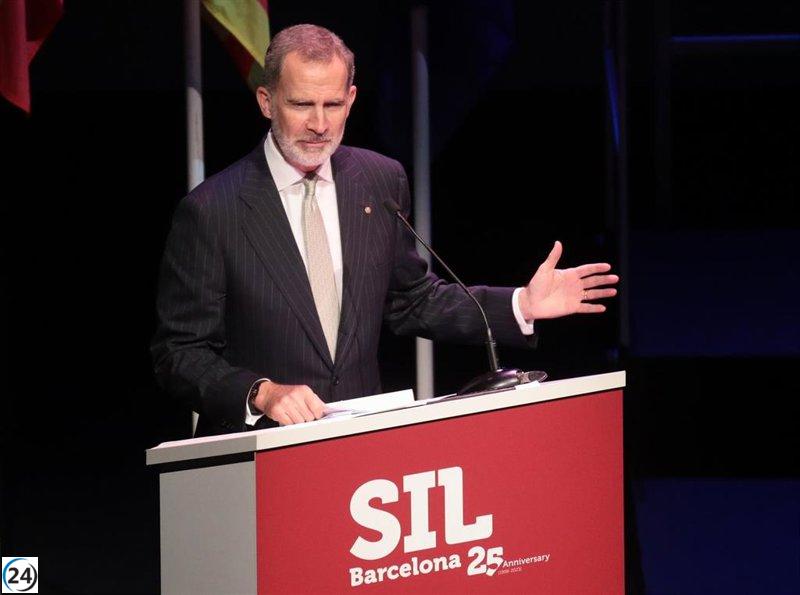 El rey Felipe VI elogia el SIL en su 25 aniversario como líder en el Mediterráneo y el Atlántico.