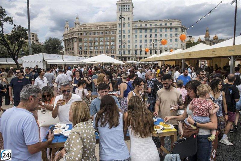 Más de 450.000 personas visitan el IX 'Tast a la Rambla' de Barcelona y disfrutan de más de 152.000 degustaciones.