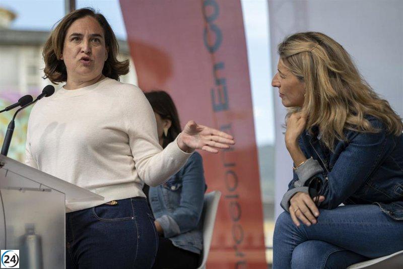 Colau cree que no habrá veto a Irene Montero y destaca las renuncias de todos.