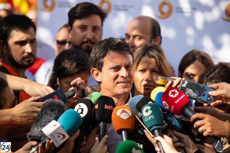 Valls satisfecho con la disminución de la alcaldía de Trias gracias a Colau y Sirera.
