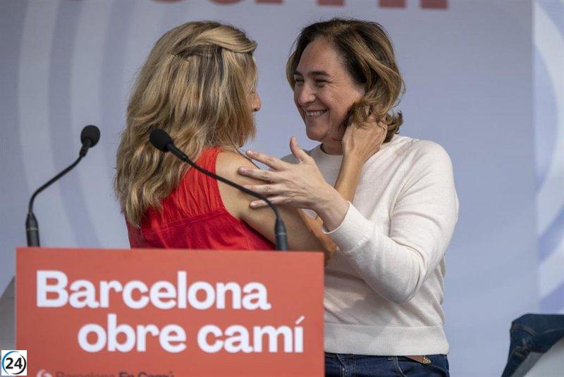 Colau asegura que los comuns tienen un programa catalán propio que incluye referéndum.