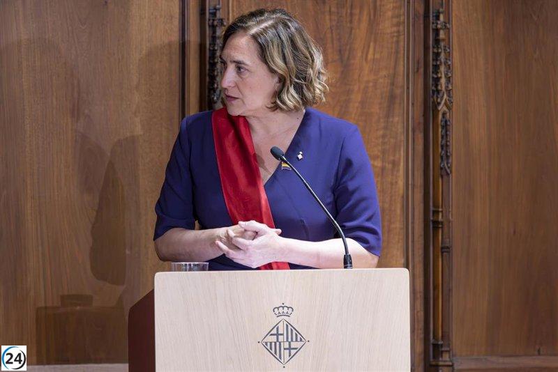 Colau apuesta por Collboni y el tripartito para influir en Barcelona.