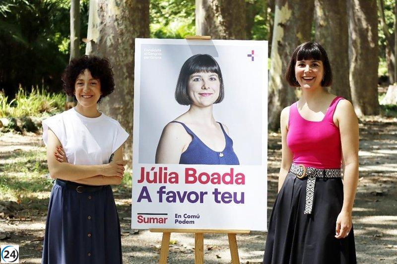 La presencia de los comuns en Girona es crucial para un gobierno de coalición, según Aina Vidal.