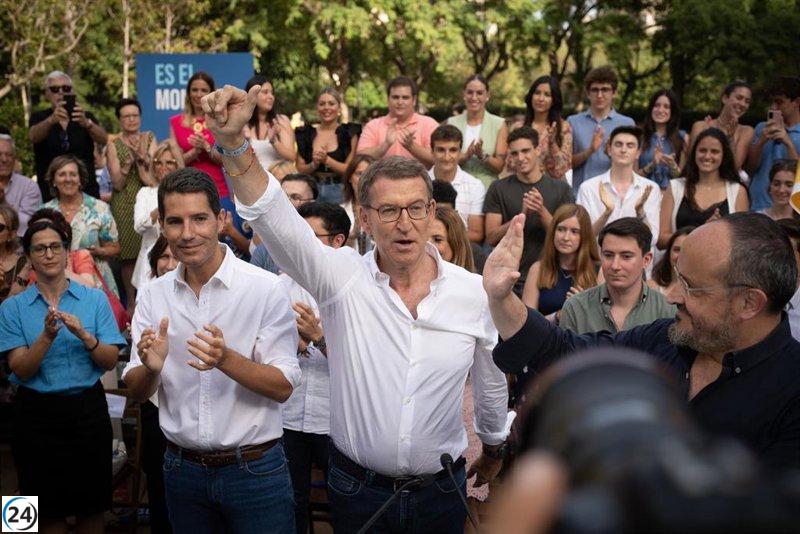 Feijóo busca respaldo en Cataluña entre votantes del nacionalismo y de Podemos contrario a la 