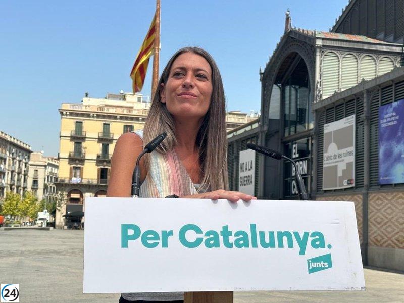 Nogueras (Junts) rechaza lecciones del PSOE sobre el franquismo y pide dejarlo en casa.