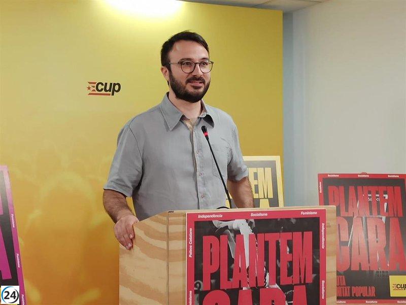 Botran (CUP) refuta a ERC: sus propuestas están incluidas en el acuerdo para investir a Aragonès.