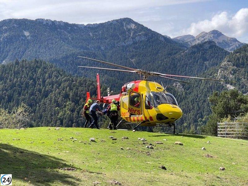 Aumenta un 28% el número de rescates de montaña realizados por los Bombers desde enero en comparación con 2022