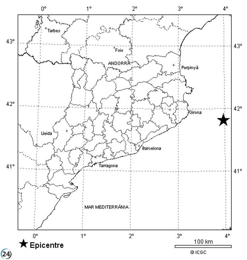 Sin daños reportados tras terremoto en el mar de la Costa Brava (Girona)