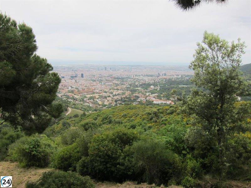 El Parc de Collserola de Barcelona prohíbe la circulación motorizada y las actividades por riesgo de incendio.