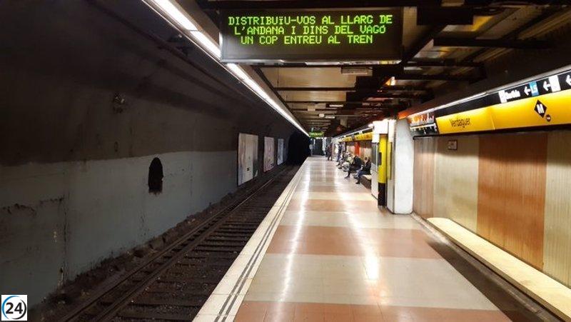 Finalizan obras de verano y la L4 del Metro de Barcelona se restablece este sábado.