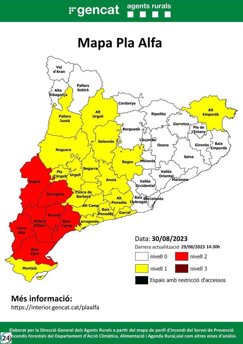 Finalizan medidas restrictivas en espacios naturales de Catalunya y se suspende el nivel 3 del Plan Alfa