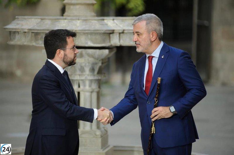 Aragonès y Collboni se reunirán por primera vez en la Generalitat