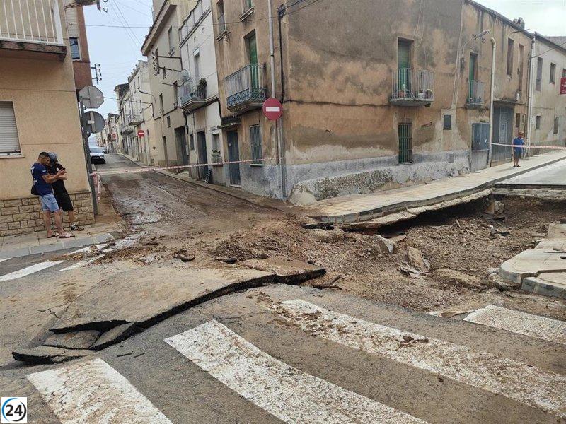 Rescatan a 12 personas en las inundaciones de Terres de l'Ebre (Tarragona)