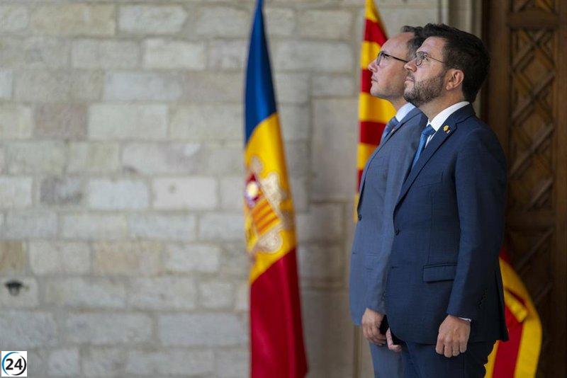 Aragonès y Puigdemont se unen a favor de la amnistía y el referéndum.