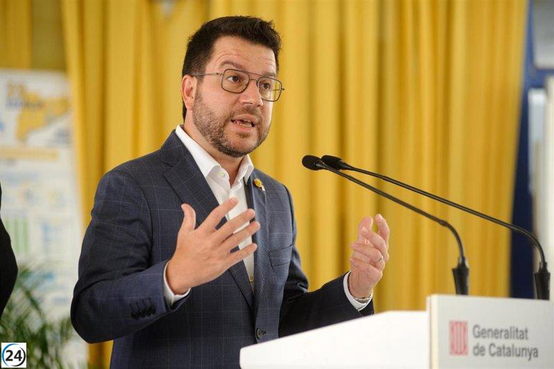 Aragonès y Puigdemont juntos por la amnistía y el referéndum