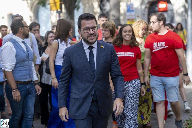 Aragonès advierte a la ANC sobre la irrelevancia de una DUI sin reconocimiento internacional.