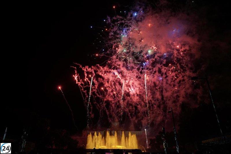 El festival de la Mercè sorprende con un emocionante show de drones en la famosa playa de la Barceloneta.