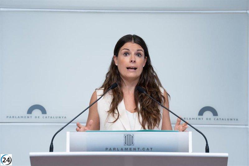 Sales (Junts) insta a Aragonès a abstenerse de representar a otras partes en la discusión acerca de la amnistía.