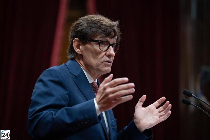 Illa, líder del PSC, descarta referéndum y afirma que si es necesario repetir elecciones, así será.