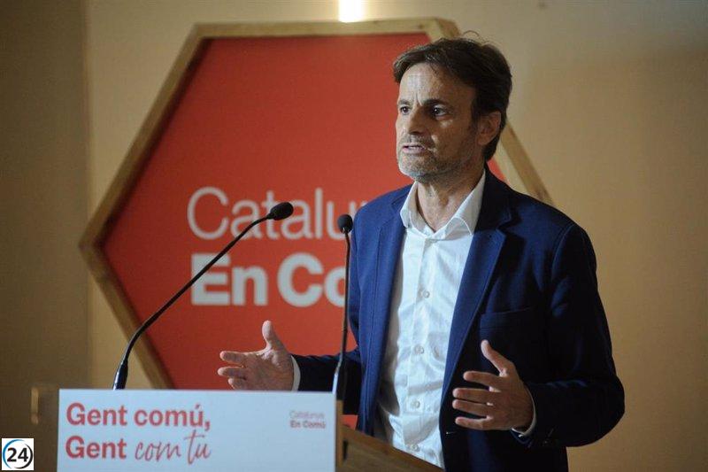 Asens critica la vinculación de la investidura de Sánchez al referéndum y exige responsabilidad a ERC